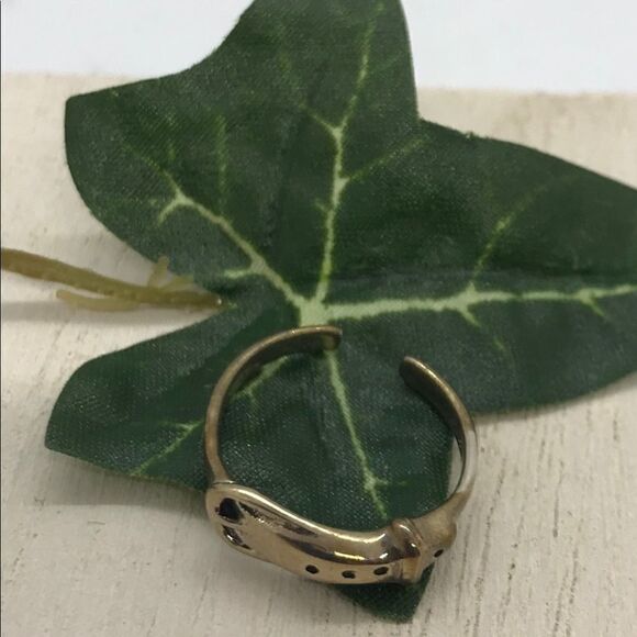 Sterling Silver Buckle Adjustable Toe Ring NWT - Picture 5 of 6